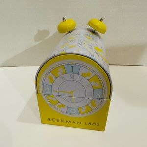 NEW Beekman 1802 Storage Clock Tin